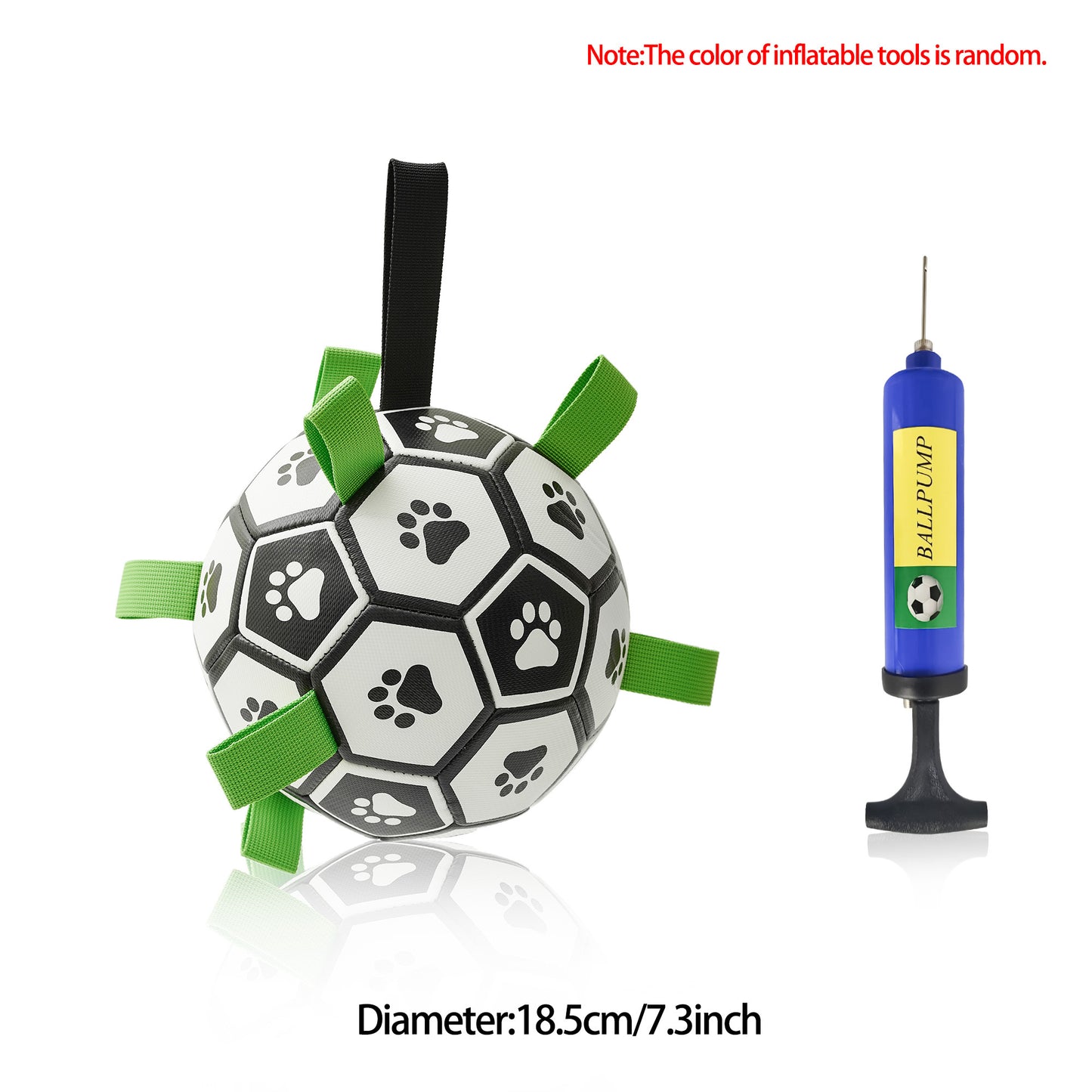 Interactive Dog Football Toy Soccer Ball Inflated Dogs Pet Supplies