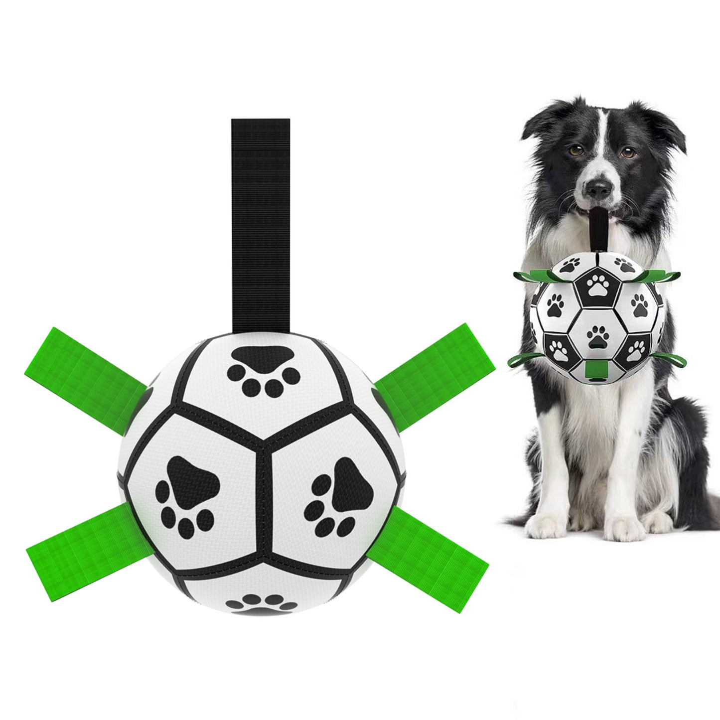 Interactive Dog Football Toy Soccer Ball Inflated Dogs Pet Supplies