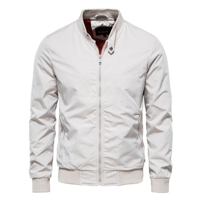 Men's Zip-up Jacket With Pockets Casual Solid Stan