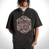 Cotton Men's Washed T Shirt American Casual Ideal Festival Gift - My Store