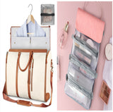 Large Capacity Travel Duffle Bag Women's Handbag Folding Suit Bag Waterproof Clothes Totes - My Store