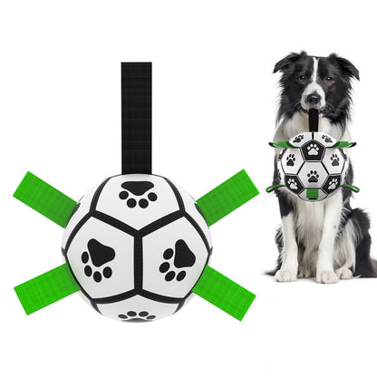 Interactive Dog Football Toy Soccer Ball Inflated Dogs Pet Supplies