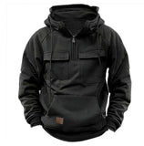 Men's Zip-up Hoodies Sweatshirt With Drawstring And Pocket Design Fashion Casual Sports Sweatshirt - My Store