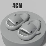 Adult's Slippers Indoor Outdoor Funny Shark Cartoon - My Store