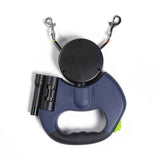 Retractable Dog Leash For Small Dogs Reflective Dual Pet Leash Lead 360 Swivel No Double Dog Walking Leash With Lights Pet Products