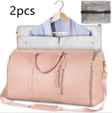 Large Capacity Travel Duffle Bag Women's Handbag Folding Suit Bag Waterproof Clothes Totes - My Store