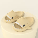 Adult's Slippers Indoor Outdoor Funny Shark Cartoon - My Store